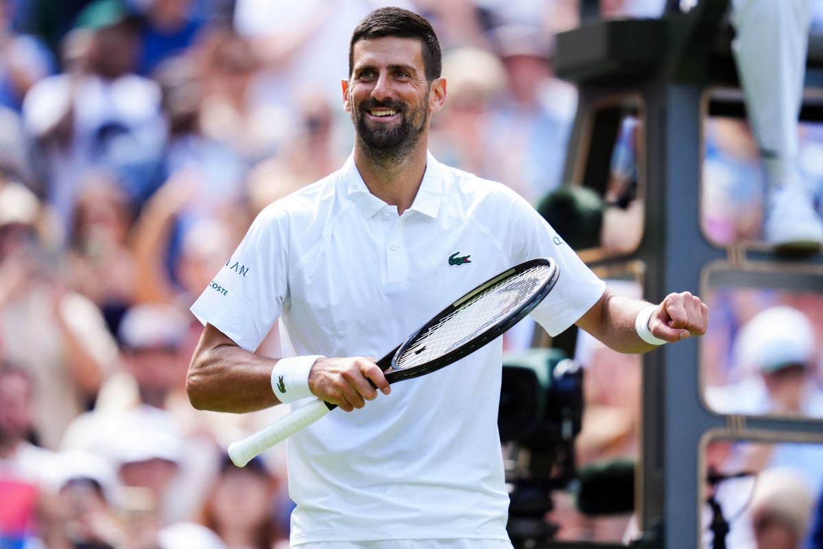 Wimbledon briefing: Day five recap, Saturday’s order of play and Djokovic’s ton