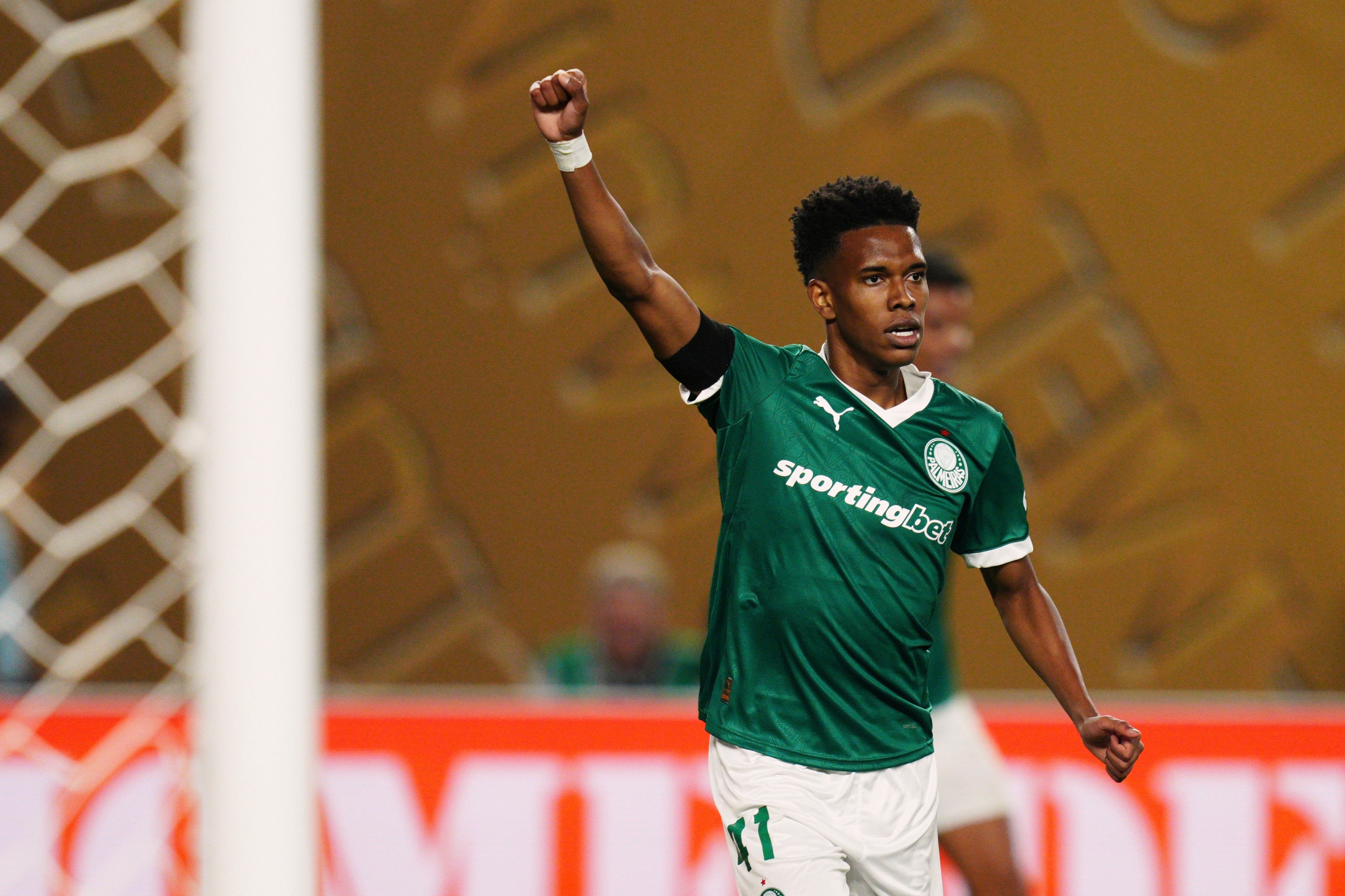 Estevao Willian scored a superb equaliser against his future team-mates (Derik Hamilton/AP)