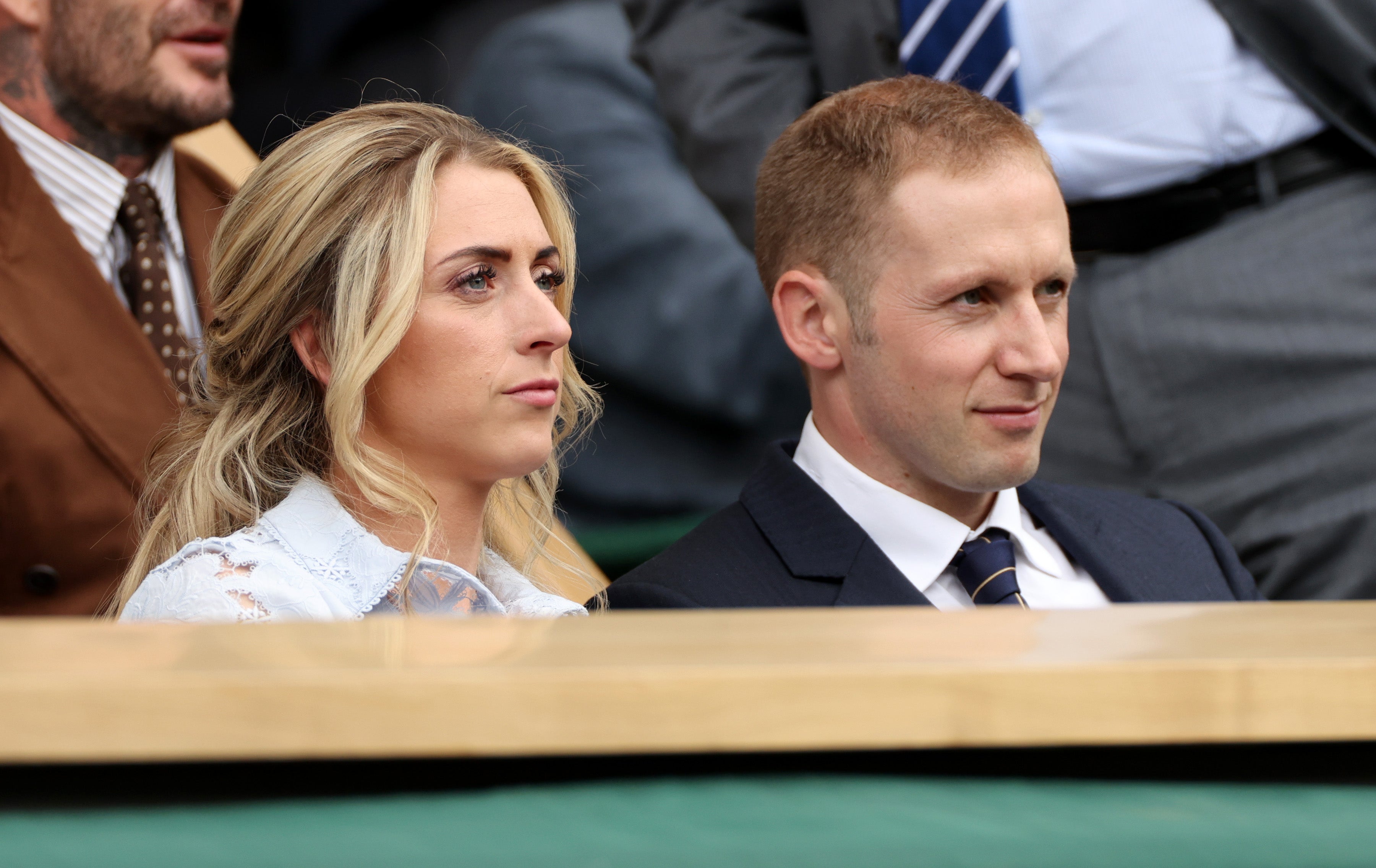 Dame Laura and Sir Jason Kenny at Wimbledon in 2022