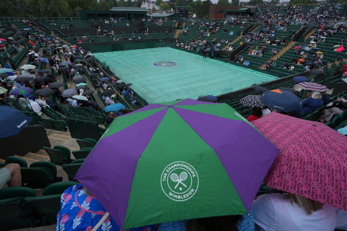 Jannik Sinner v Pedro Martinez – Wimbledon live: New start time revealed after rain delay before Djokovic returns against Kecmanovic