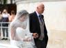 Mel B arrives at St Paul’s Cathedral in dramatic gown ahead of wedding