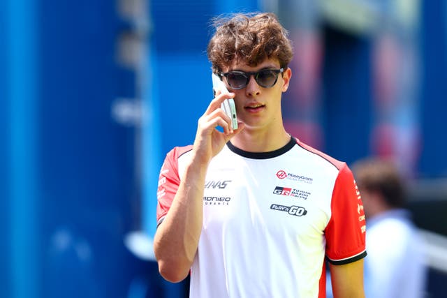 <p>Ollie Bearman has been handed a 10-place grid penalty for the British Grand Prix</p>