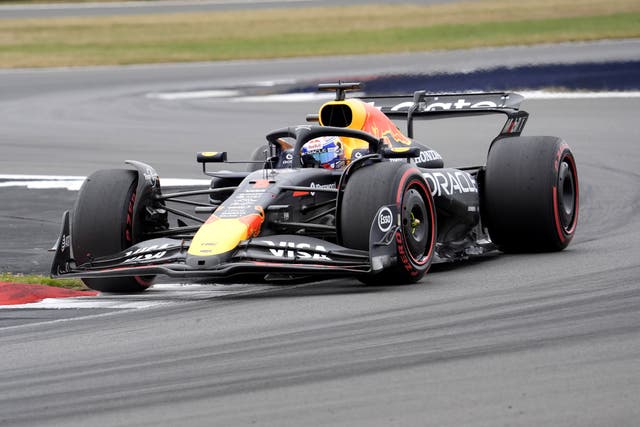 Max Verstappen took pole (Andrew Matthews/PA)