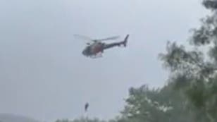 Texas flood victim clinging to tree is airlifted out of danger