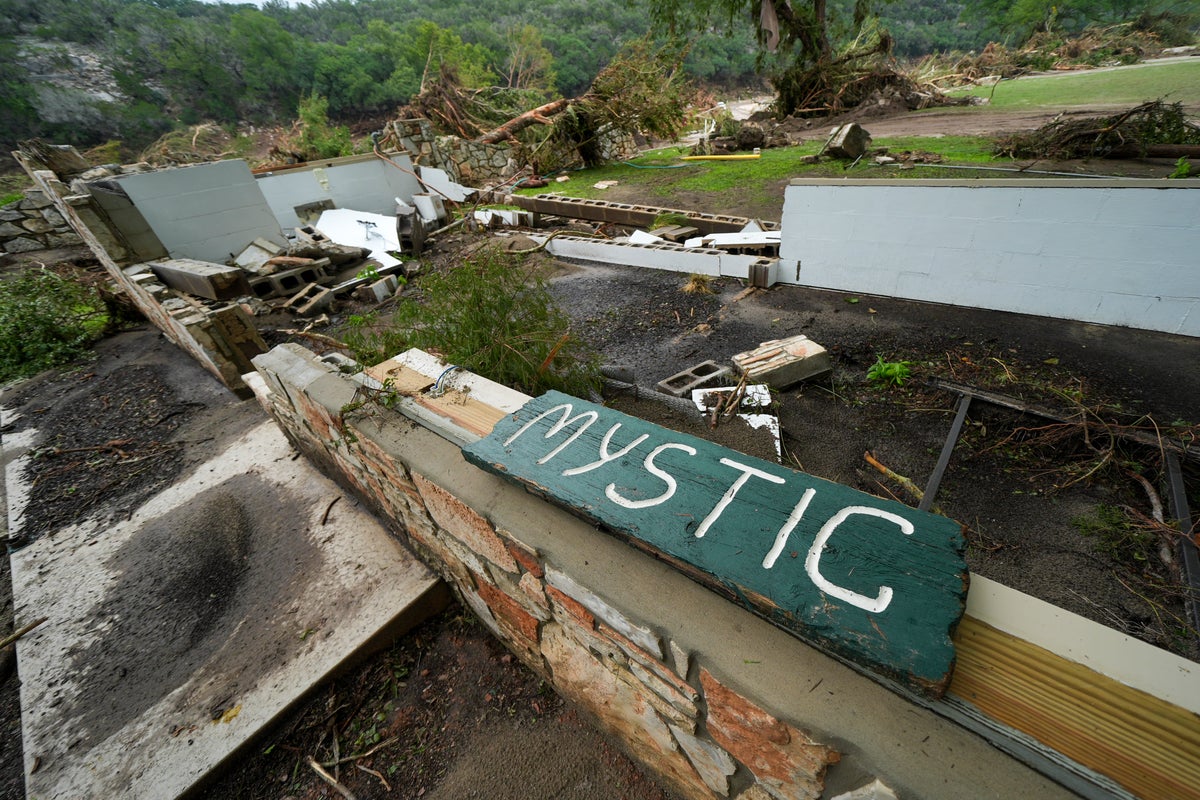 Photos of rescue teams searching for missing campers after Texas Hill Country flash flood