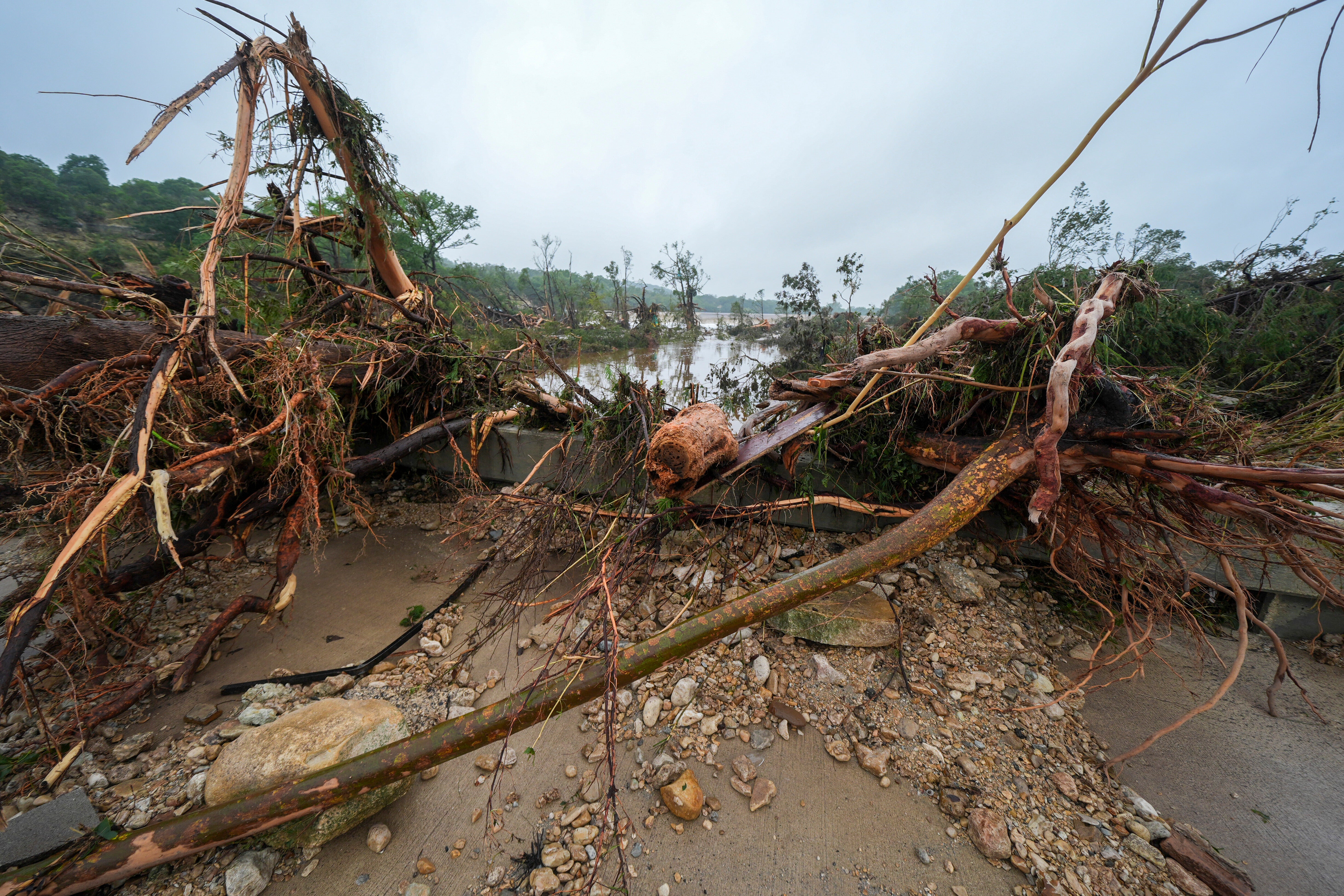 The flood was devastating a summer camp with all the girls, leaving 27 kids who were on Saturday night