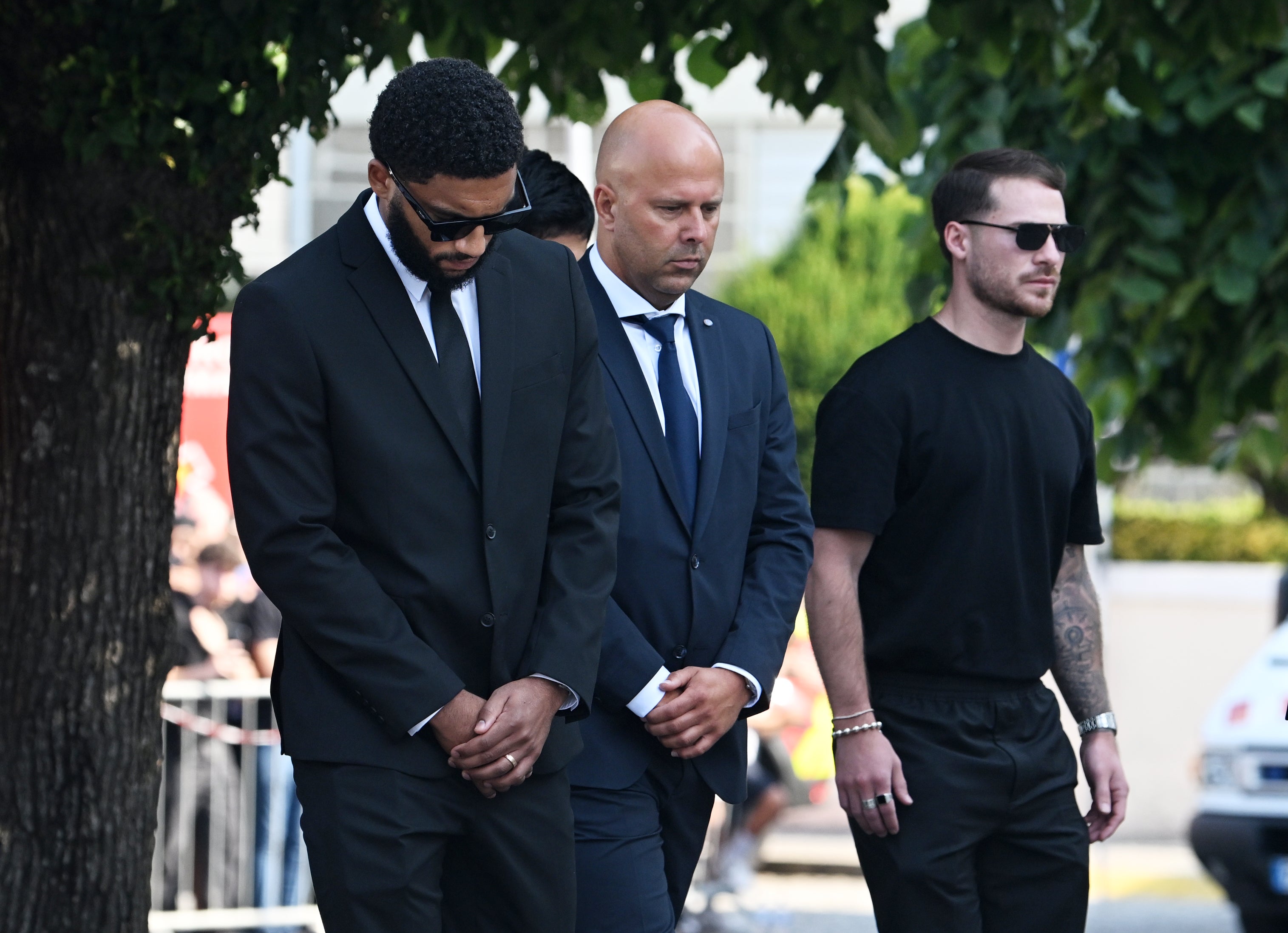 Liverpool's Joe Gomez and Arne are arriving