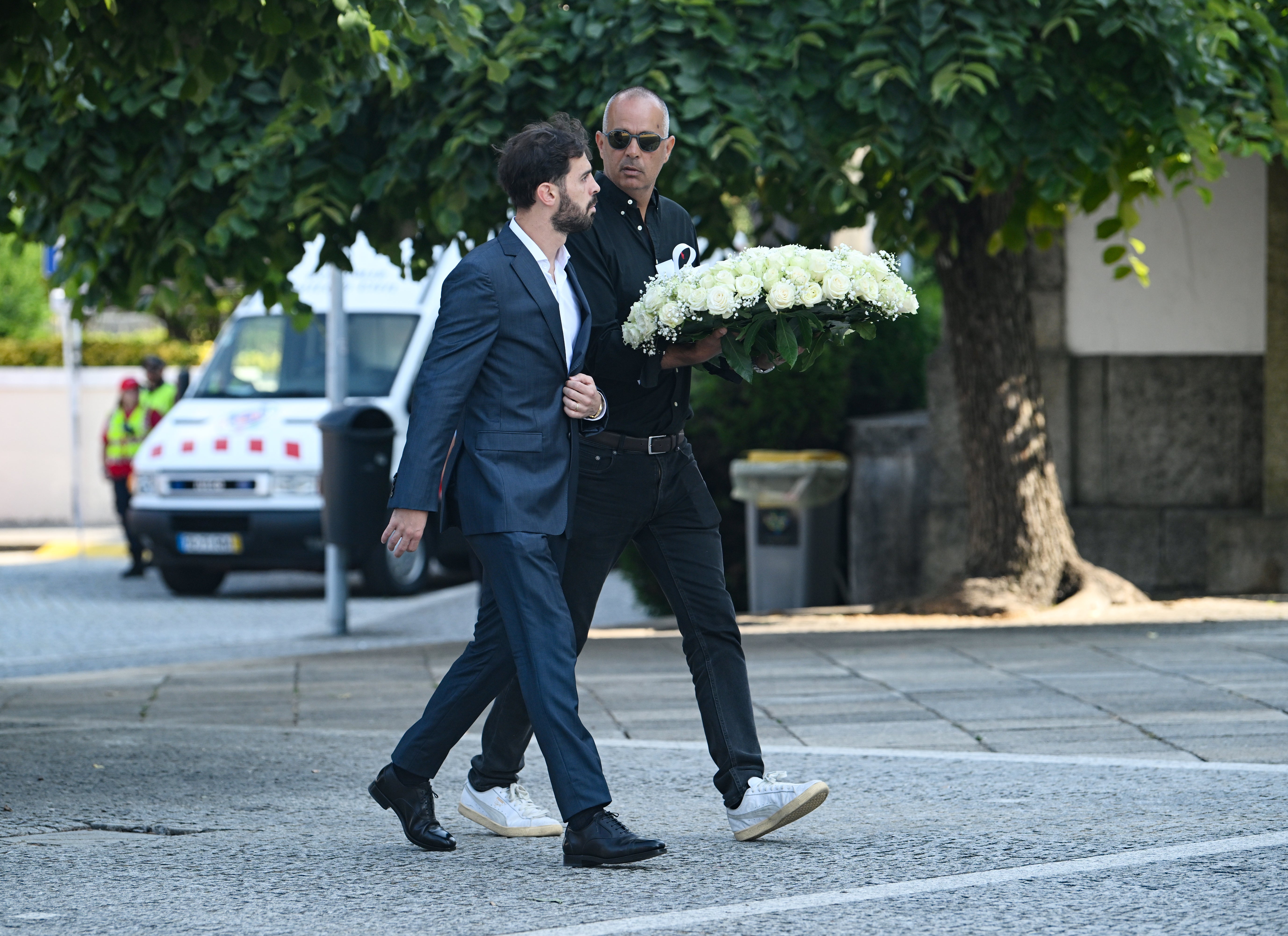 Manchester City and Portugal Bernard Silva player arrives at the bury Diogo Jote