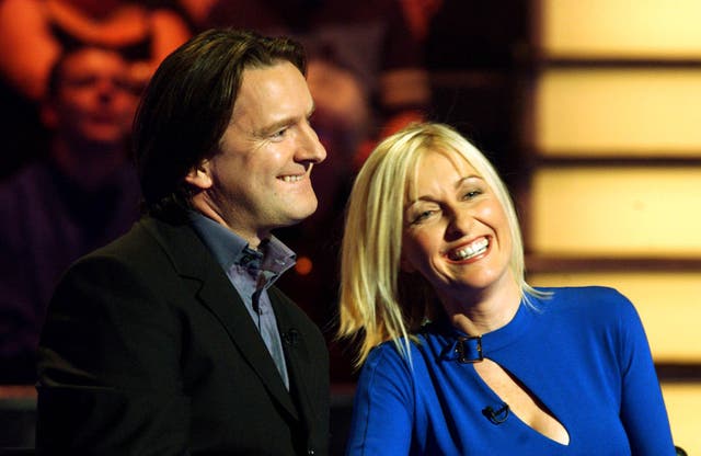 <p>Martin Frizell and Fiona Phillips pictured together in 2001</p>