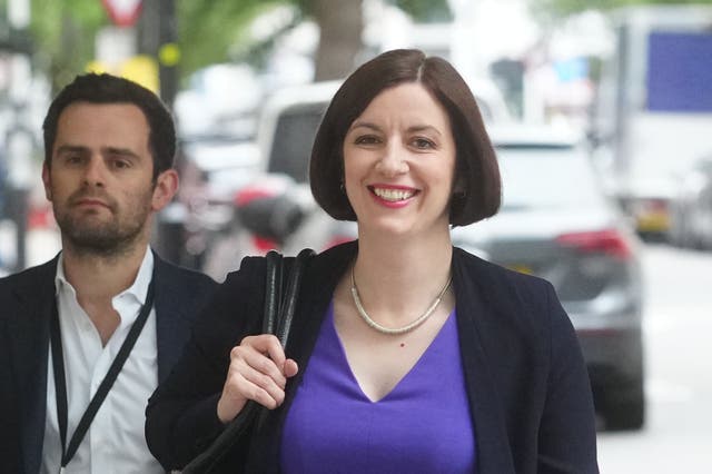 The Education Secretary said she was ‘not going to pretend that it hasn’t been a tough or a challenging week’ (Jeff Moore/PA)