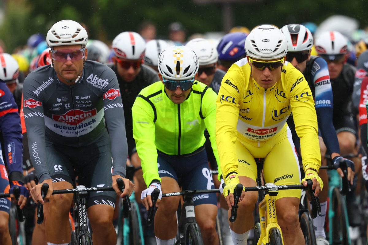 Tour de France 2025 live: Stage 2 updates as classics specialists eye Jasper Philipsen’s yellow jersey