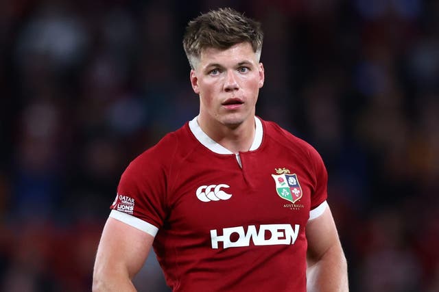 Huw Jones is confident the Lions’ centre unit are interchangeable (Jason O’Brien/PA)