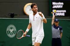Cameron Norrie v Nicolas Jarry – Wimbledon 2025 live: Brit blows two-set lead as decider beckons after Kartal loss