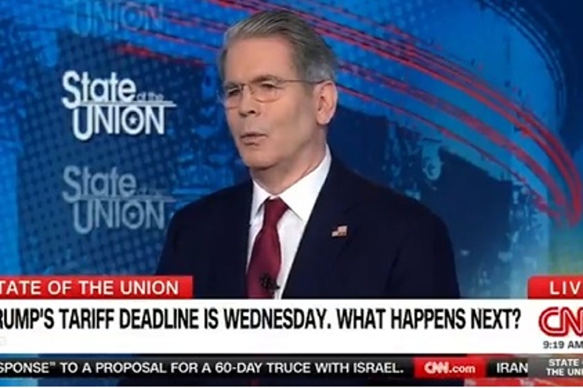 Scott Bessent spars with CNN host over whether Trump’s tariffs count as trade deals