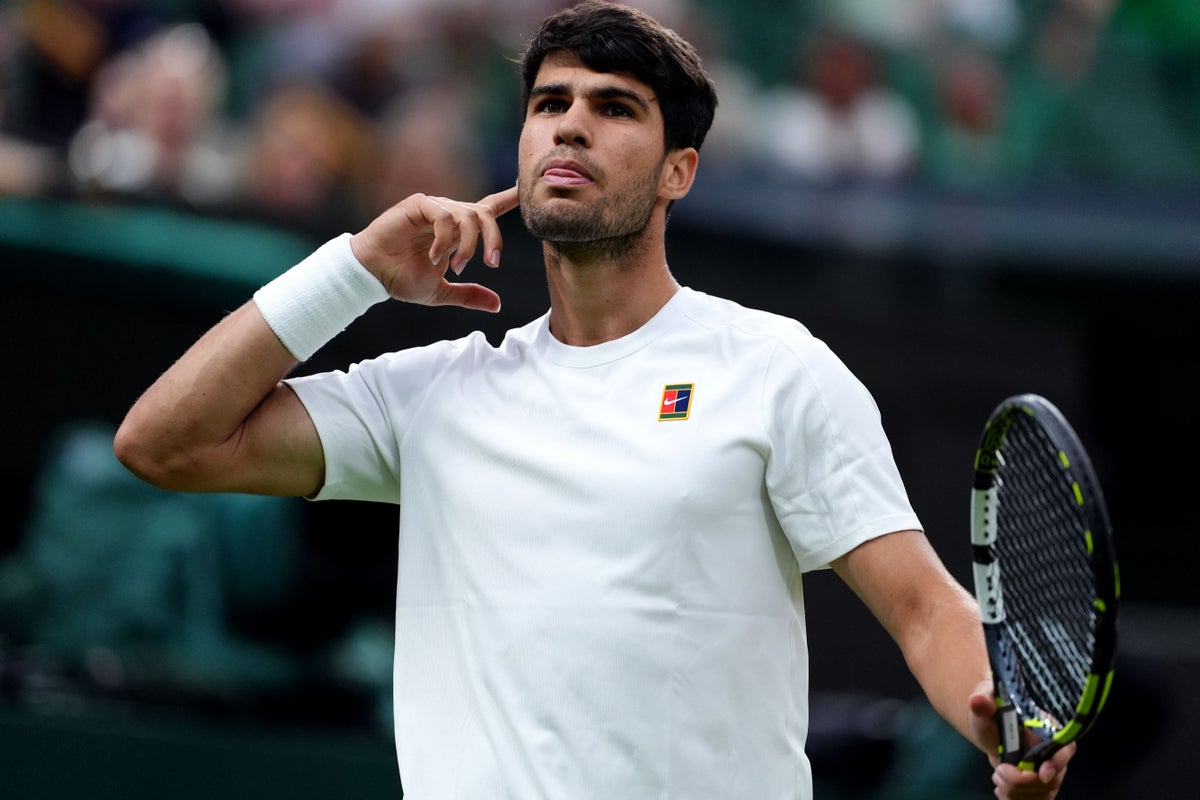 Carlos Alcaraz marches on in pursuit of third Wimbledon title