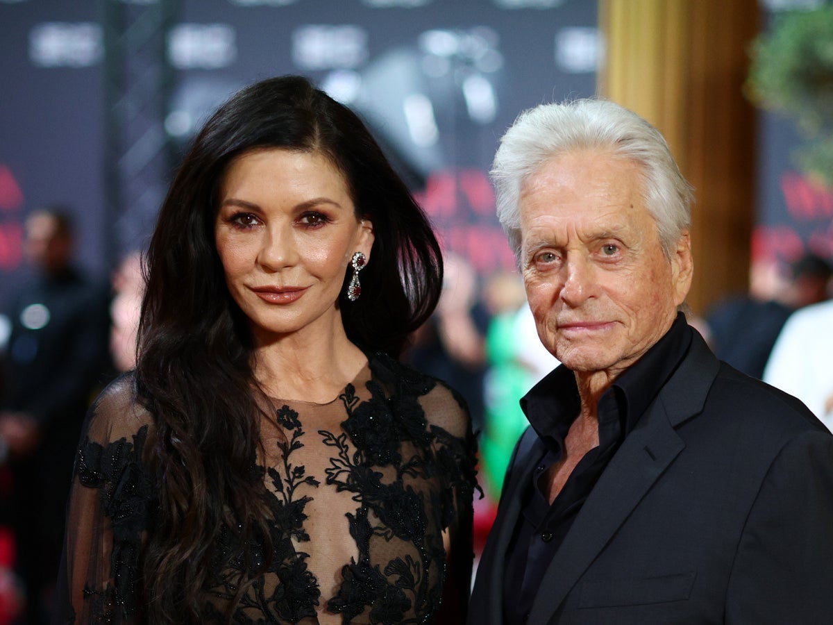 Catherine Zeta-Jones on how she and Michael Douglas cope with relationship  being in the spotlight | The Independent