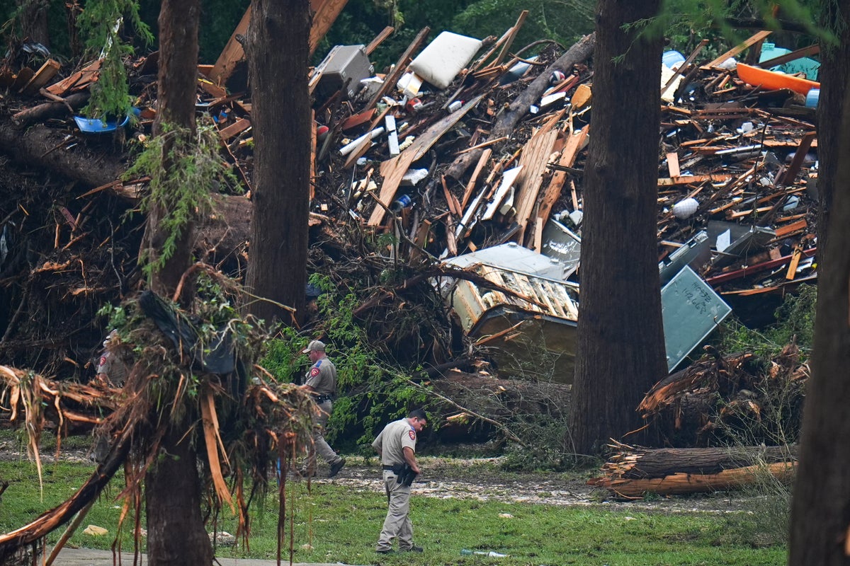 Photos show the aftermath of the flooding in central Texas
