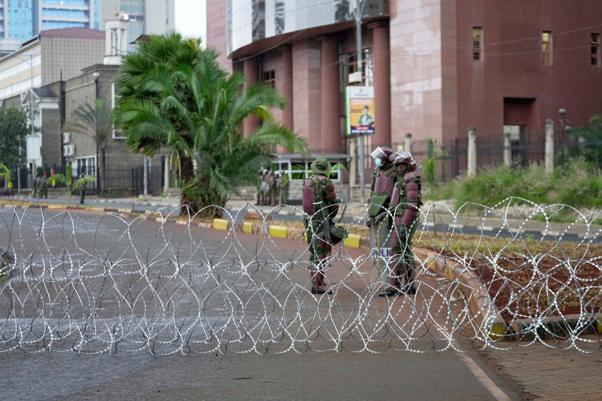 Police block roads and businesses close ahead of planned protests in Kenya
