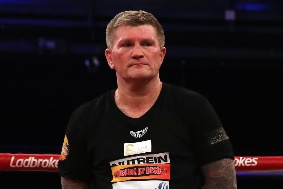 Boxing legend Ricky Hatton steps back into ring at 46 for first fight in over a decade