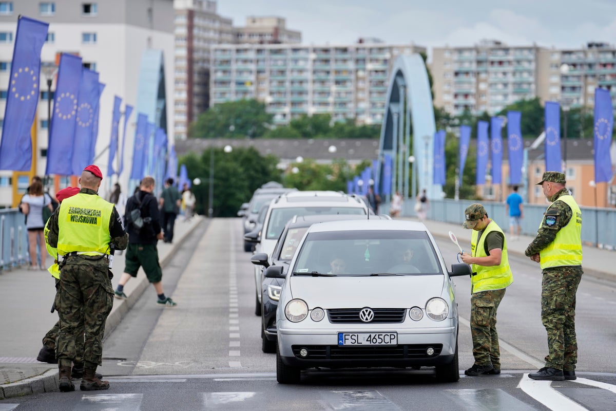 Poland reinstates border controls with Germany and Lithuania to discourage asylum-seekers