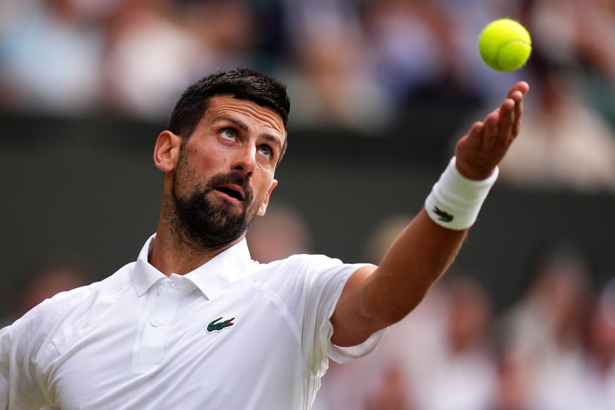 Wimbledon 2025 live: Novak Djokovic in quarter-final action and Jannik Sinner injury update