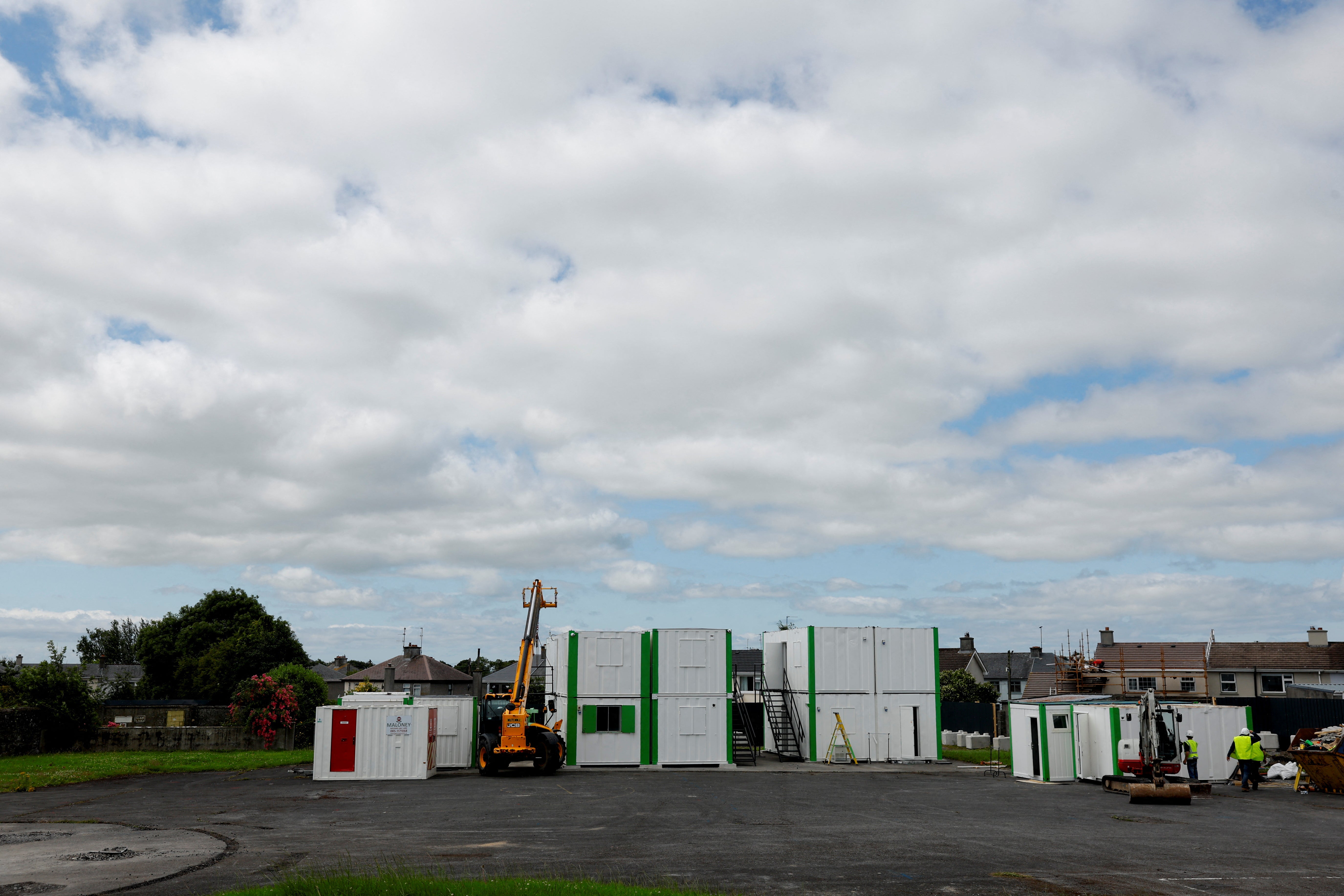 <p>The excavation site of the former institution in Tuam</p>