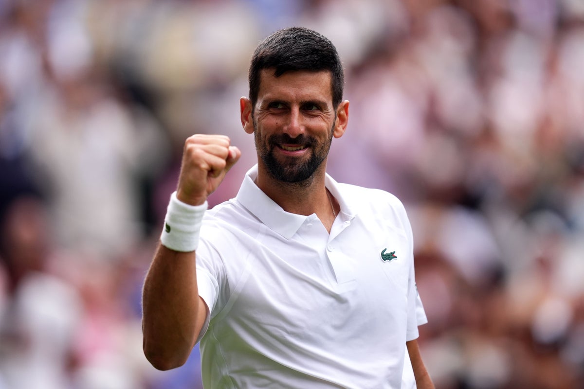 Novak Djokovic overcomes historic bad start to reach Wimbledon quarter-finals