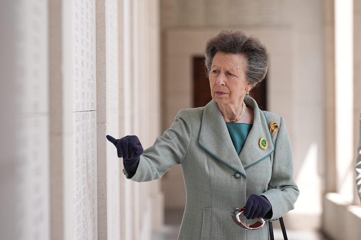 Anne rededicates First World War Menin Gate memorial to ‘remembrance and unity’