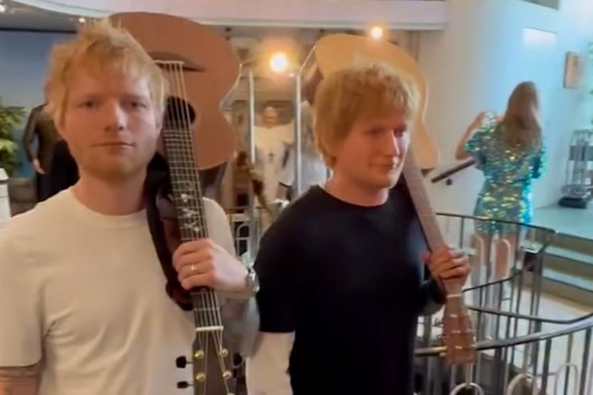 Ed Sheeran gives blunt reaction to his ‘creepy’ wax statue