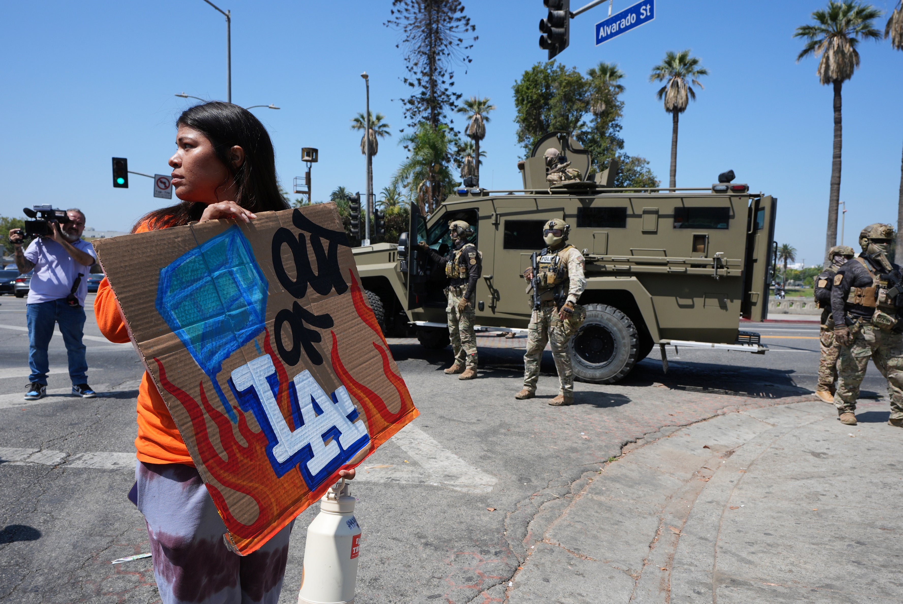 Immigration raids in Los Angeles area have prompted lawsuits, protests, and intervention from federal troops