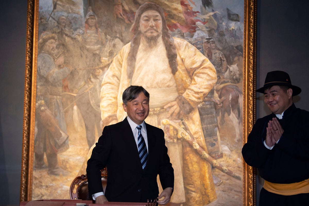 Japanese Emperor Naruhito meets Mongolian president to boost ties