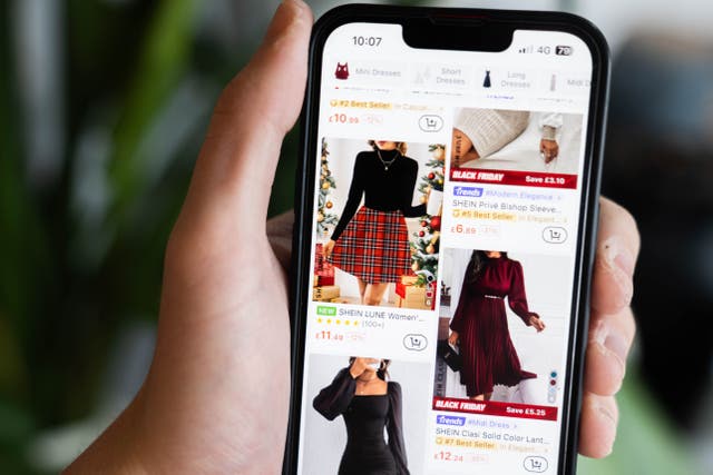Shein has privately filed to list its shares on the Hong Kong stock exchange, according to new reports (James Manning/PA)