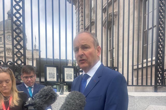 Irish premier Micheal Martin (PA)