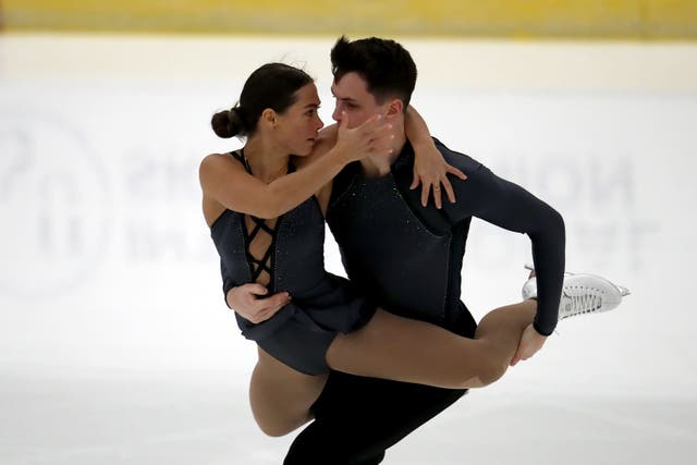 Anastasia Vaipan-Law and Luke Digby have landed a quota place for the Milan 2026 Winter Olympics (Simon Marper/PA)