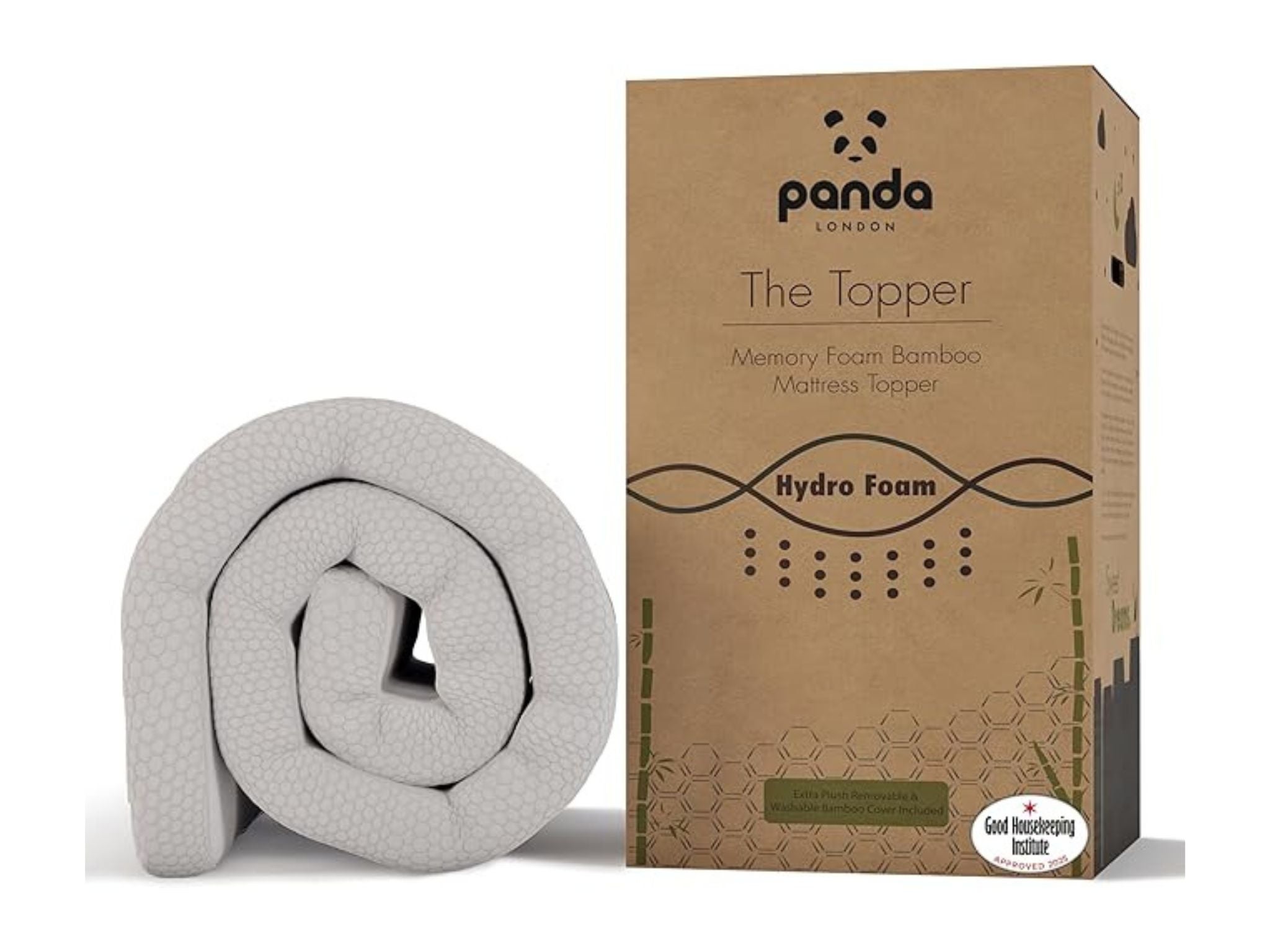 Panda bamboo mattress topper