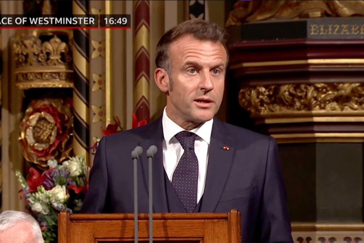 Macron: Britain and France must shoulder burden of keeping Europe safe