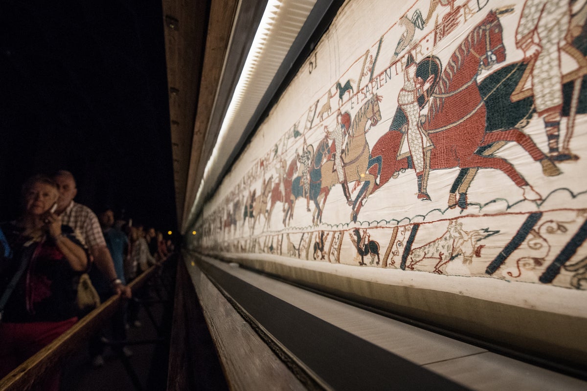 Treasury to insure Bayeux Tapestry for £800m ahead of British Museum loan Treasury to insure Bayeux Tapestry for £800m ahead of British Museum loan