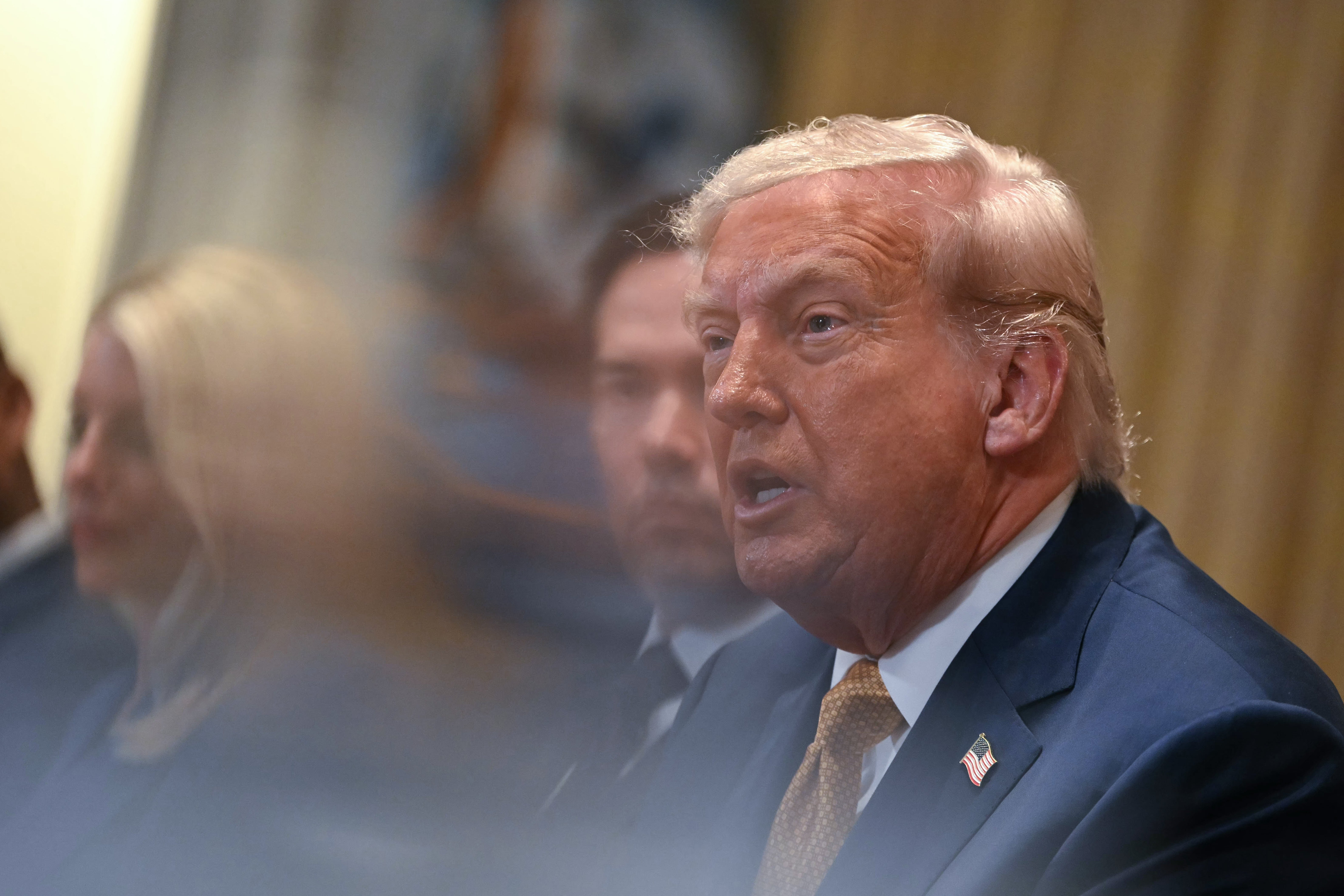 President Donald Trump warned that he would not be