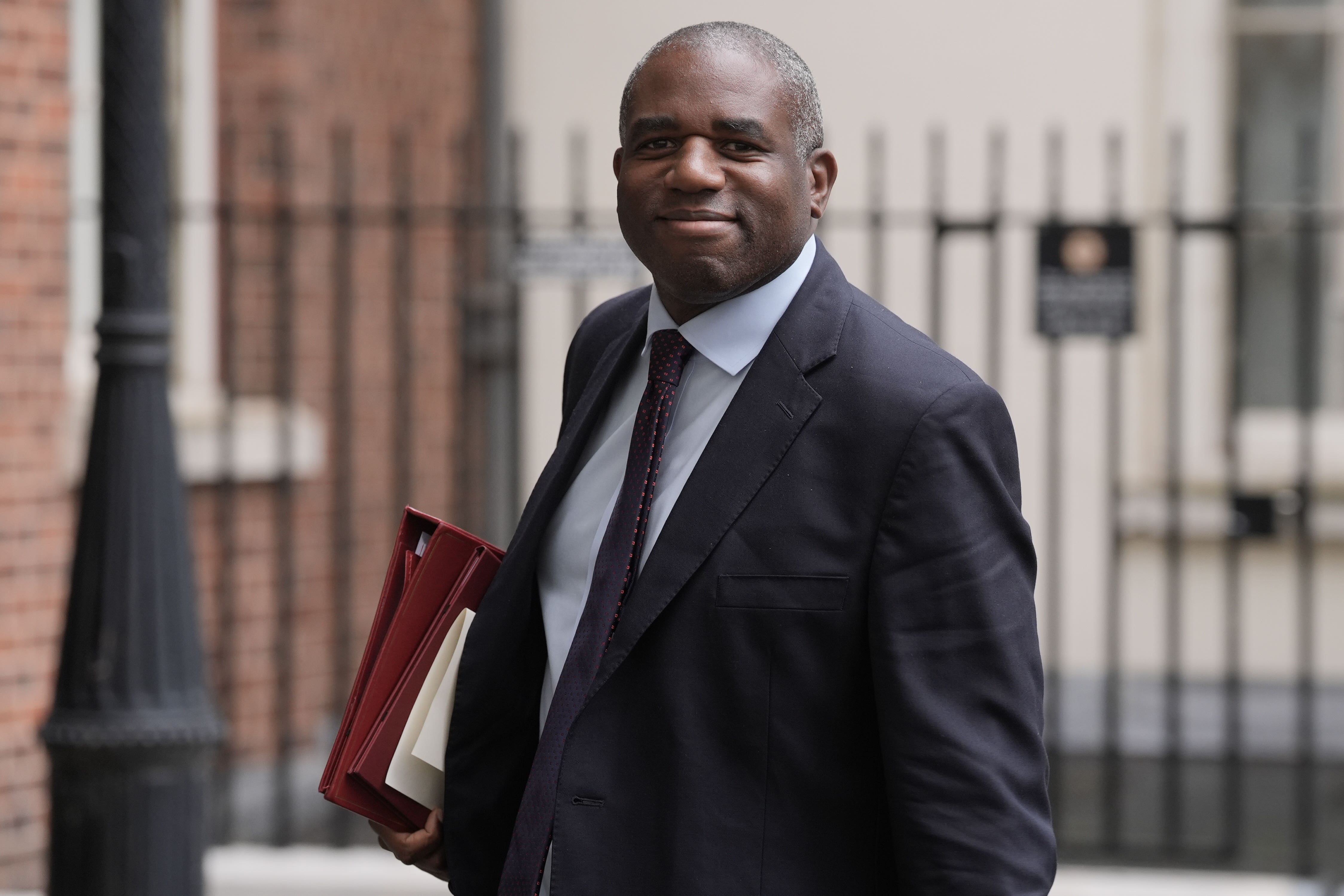 Foreign Secretary David Lammy said the UK will enact further measures against Israel if a ceasefire in Gaza is not achieved soon (Stefan Rousseau/PA)
