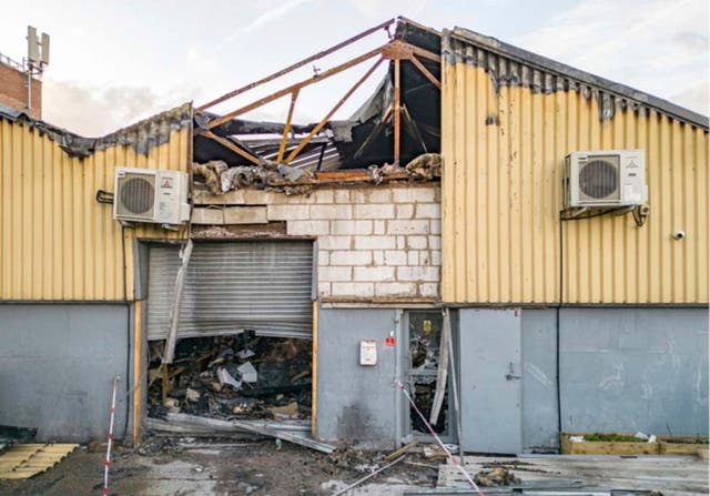 REINO UNIDO-INCENDIO-RUSIA