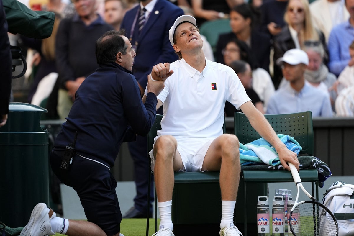 Jannik Sinner cancels Wimbledon practice session as injury fears grow