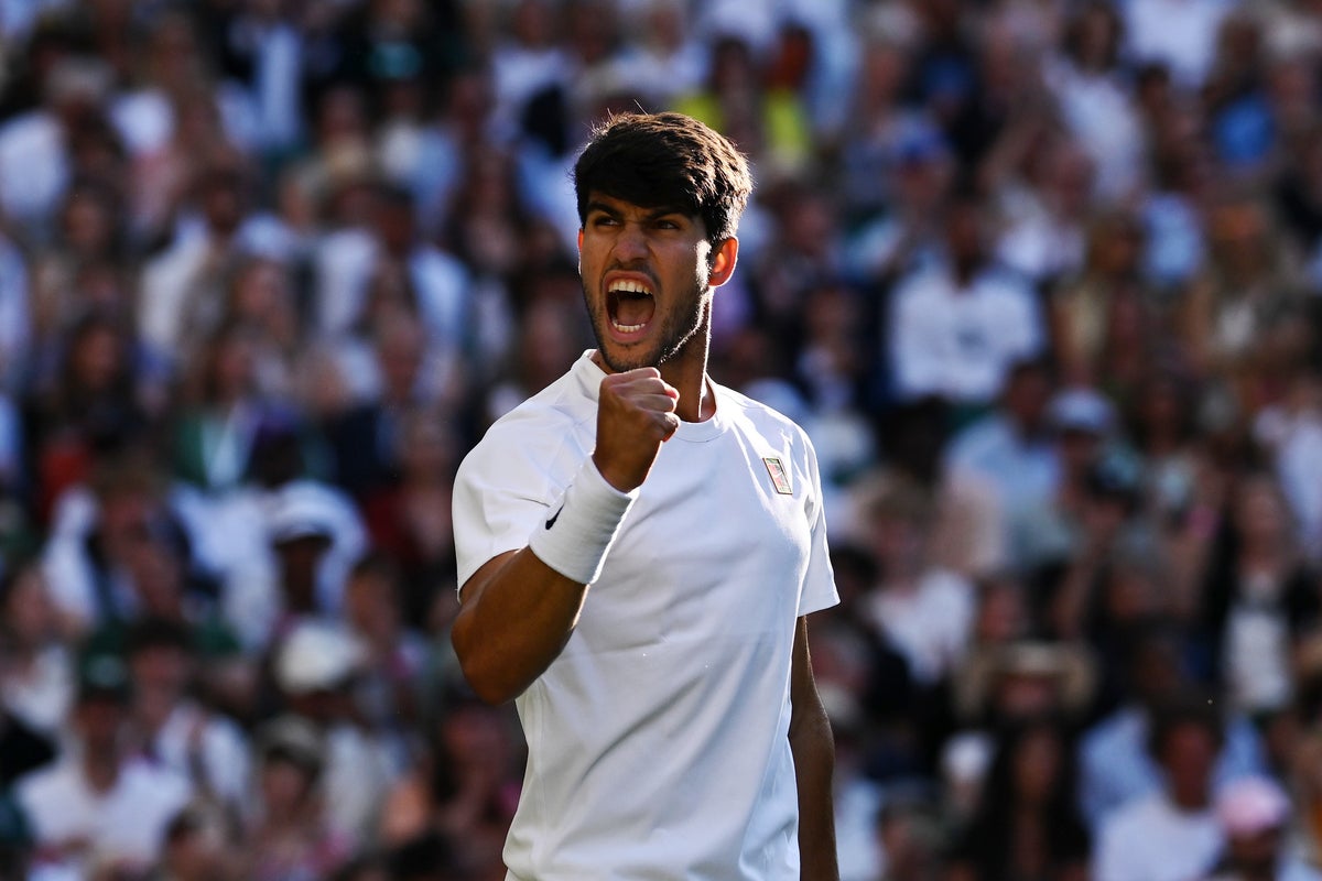 Carlos Alcaraz enters peak brutality mode in swiping aside Cameron Norrie at Wimbledon Carlos Alcaraz enters peak brutality mode in swiping aside Cameron Norrie at Wimbledon