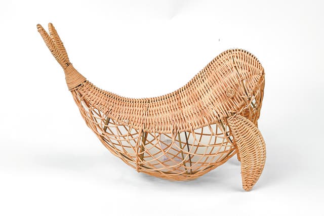 <p>A rattan handicraft by Chen Liangshun and his team blends traditional culture with modern aesthetics</p>