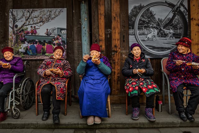 <p>Chinese photographer Li Xiaoling won top prize at this year’s World Food Photography Awards for her photo ‘The Elderly Having Delicious Food’ </p>