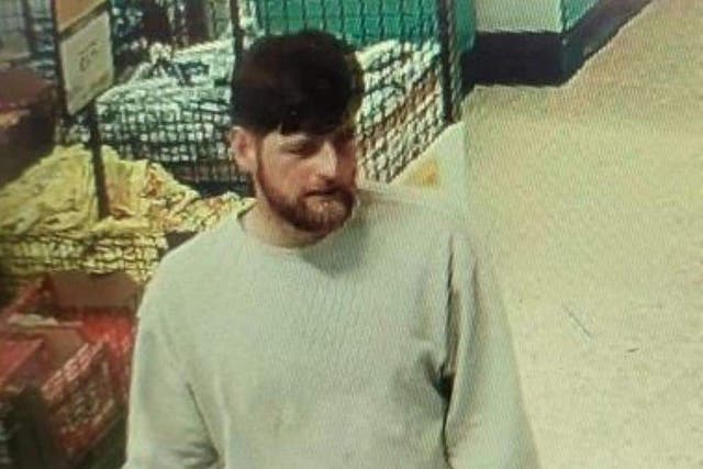 Wiltshire Police released CCTV images of Sergeant Alex Cairnie (Wiltshire Police/PA)