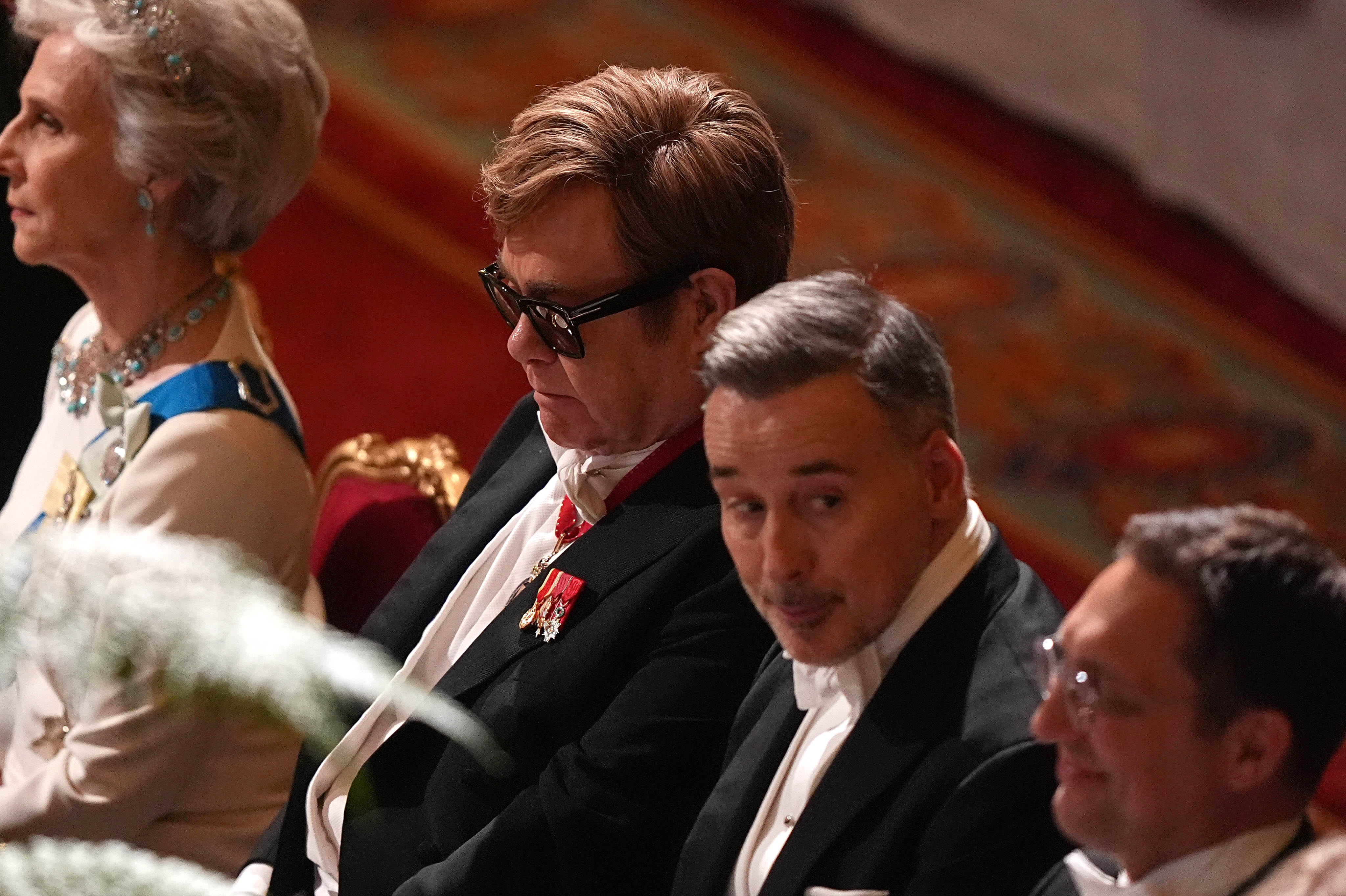 Elton John and David furnish in Windsor Castle