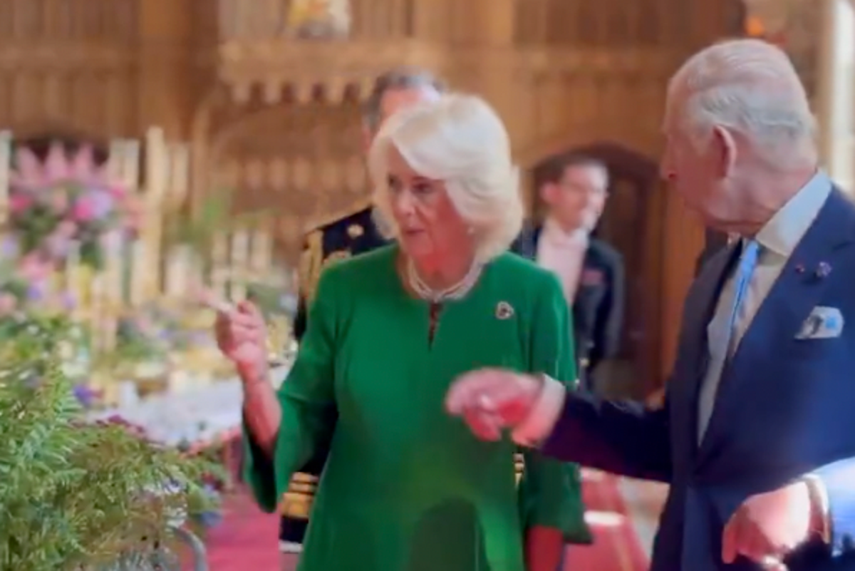 King Charles and Queen Camilla share behind-the-scenes video of State Banquet at Windsor Castle