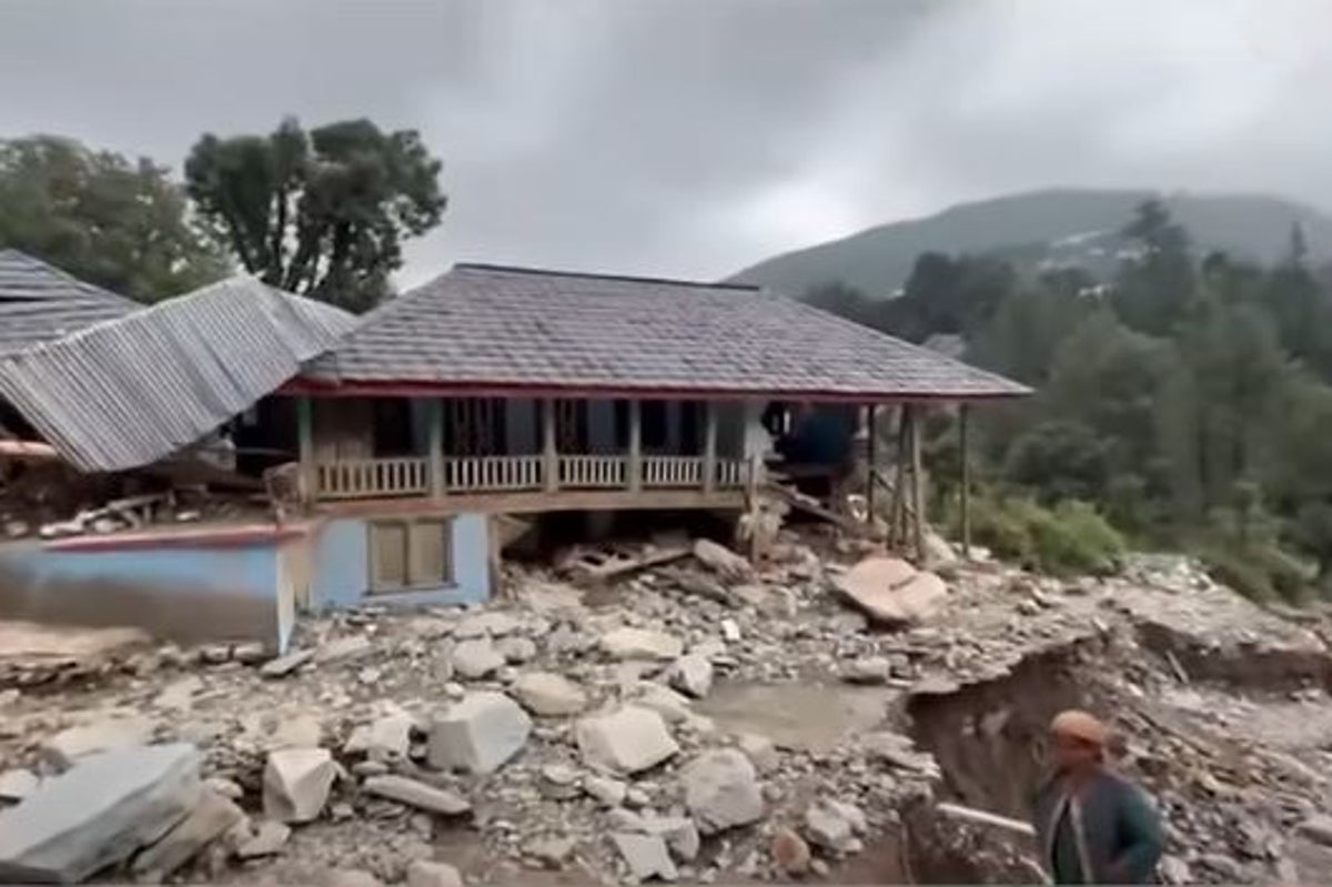 Dozens feared dead as flash floods and landslides rip through Himalayas in northern India