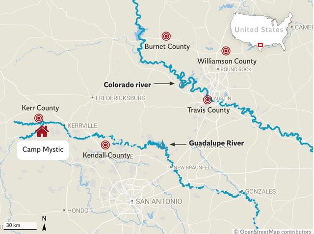 <p>Flood waters rose rapidly on Friday, sweeping through portions of Central Texas and taking the lives of more than 100 people </p>
