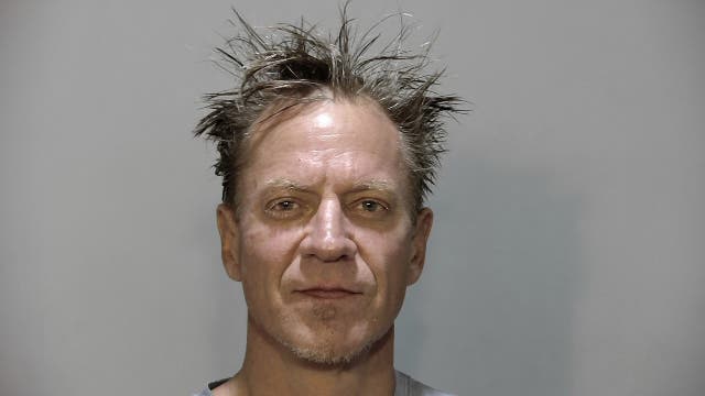 <p>A mugshot of Jonathan Patrick Winslow, of Big Torch Key, Florida, who was arrested on July 4 for allegedly stealing a tourist train in Key West</p>